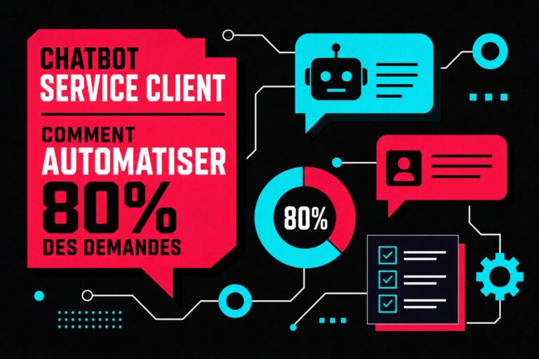 découvrez comment un chatbot service client peut automatiser jusqu'à 80% des demandes, améliorer l'efficacité et offrir une assistance rapide et personnalisée à vos clients.
