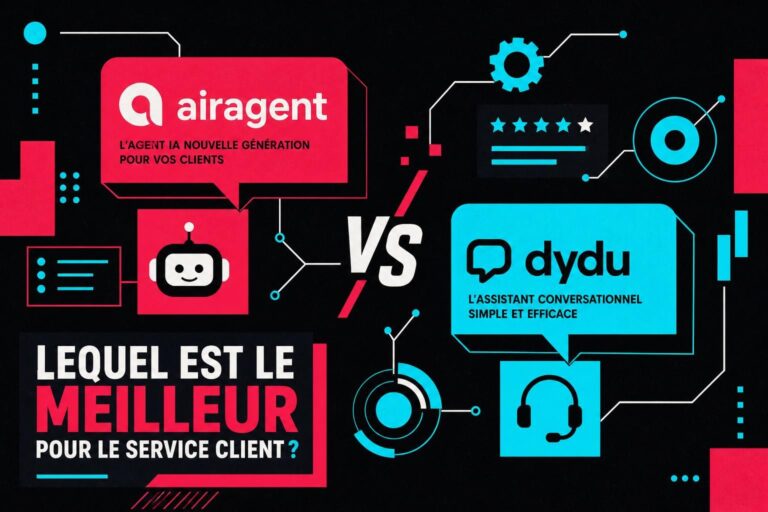 découvrez une comparaison détaillée entre airagent et dydu pour choisir la meilleure solution de service client adaptée à vos besoins.