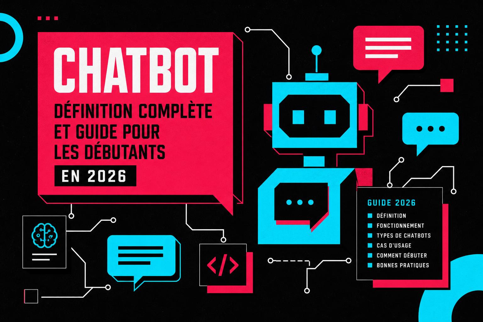 découvrez tout sur le chatbot en 2026 : définition complète, fonctionnement et guide pratique pour débutants. apprenez à utiliser cette technologie clé facilement et efficacement.
