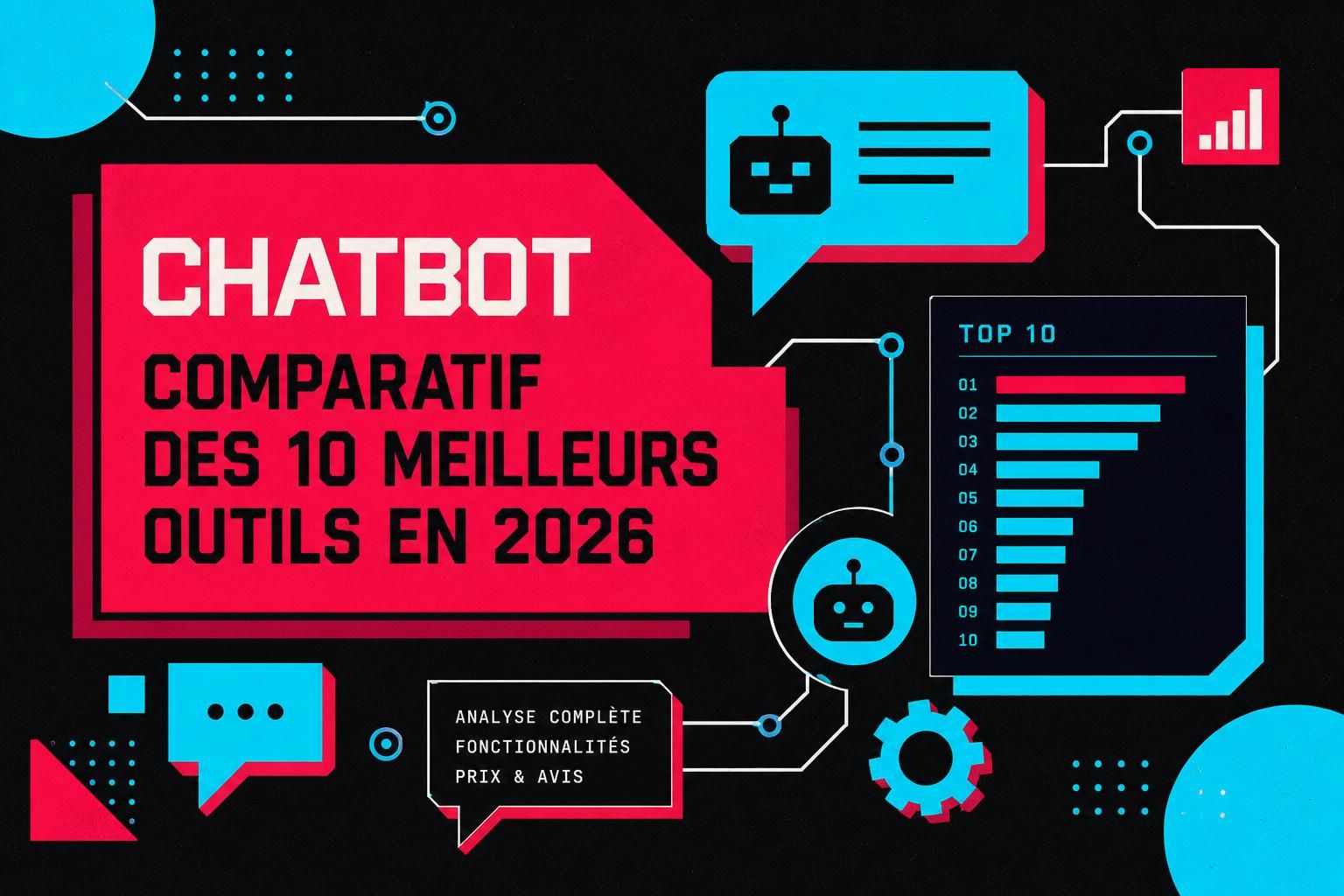 découvrez notre comparatif des 10 meilleurs logiciels chatbot en 2026 pour choisir l'outil idéal adapté à vos besoins en automatisation et relation client.