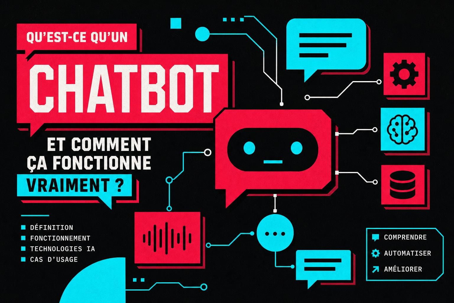 découvrez ce qu'est un chatbot, son fonctionnement, et comment cette technologie transforme les interactions numériques au quotidien.