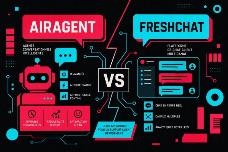 découvrez une comparaison détaillée entre airagent et freshchat pour choisir la meilleure solution de support client adaptée à vos besoins.