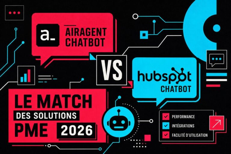 découvrez la comparaison détaillée entre airagent et hubspot chatbot, les solutions incontournables pour les pme en 2026. analysez fonctionnalités, avantages et performances pour choisir l'outil adapté à votre entreprise.