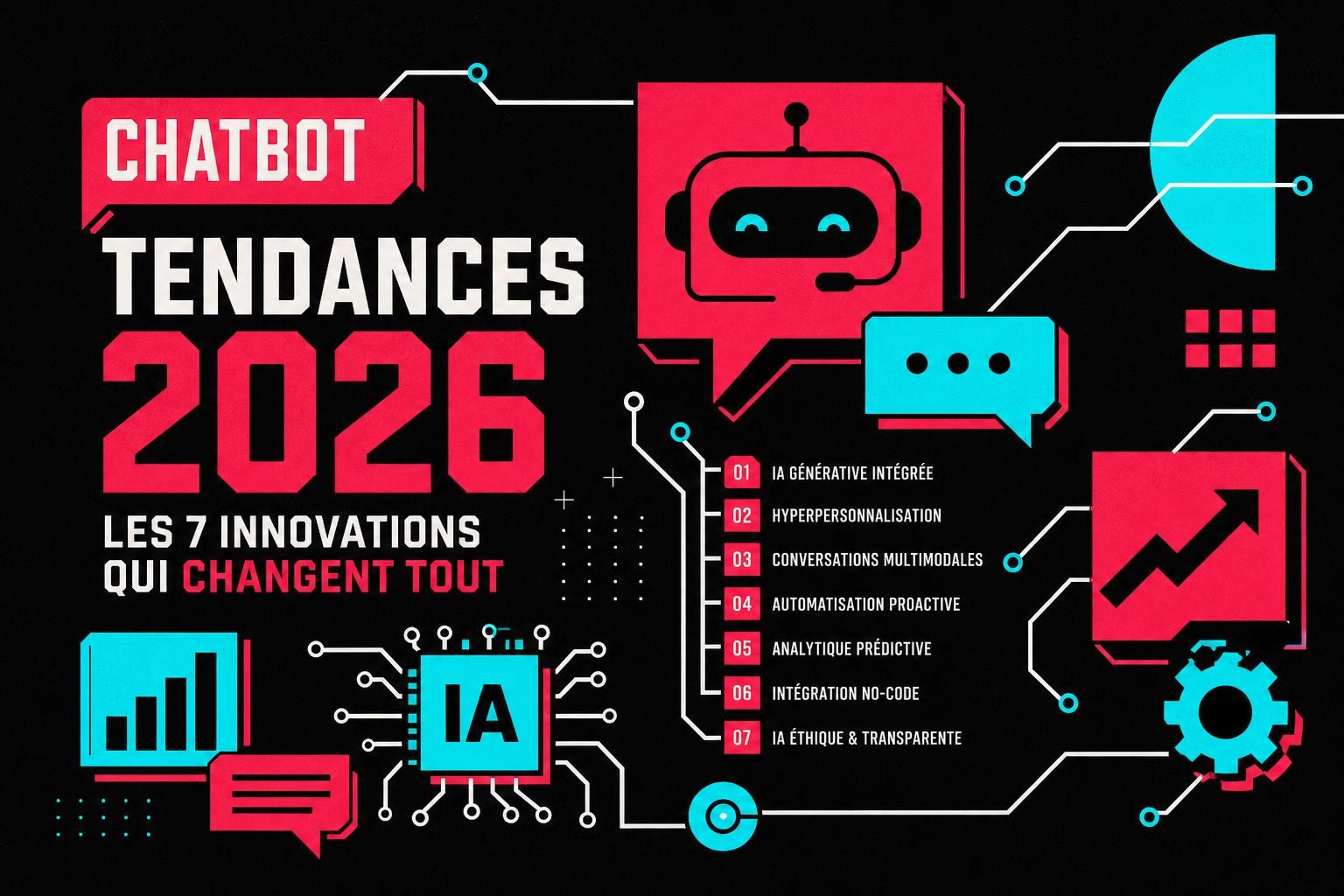 découvrez les 7 innovations majeures qui révolutionneront les chatbots en 2026 et comment elles transformeront l'expérience utilisateur et les interactions digitales.