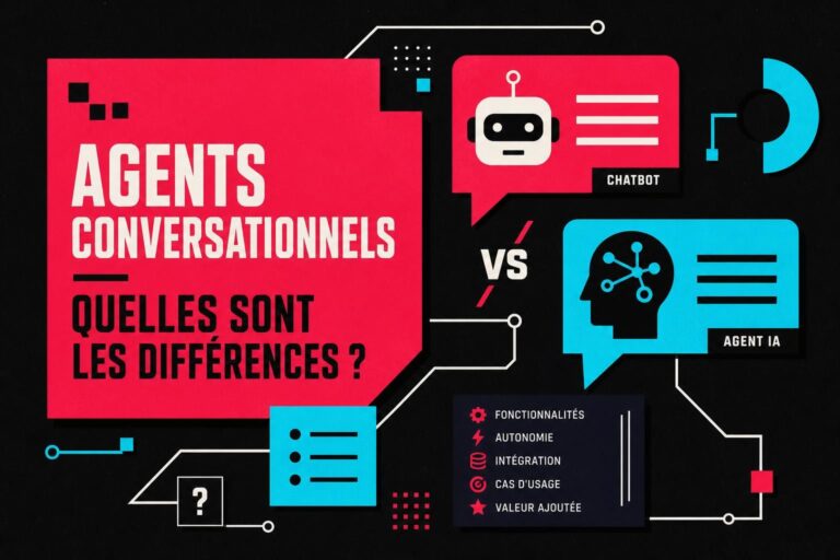 découvrez les différences essentielles entre les agents conversationnels et les chatbots, leurs fonctionnalités, usages et avantages pour améliorer l'expérience utilisateur.