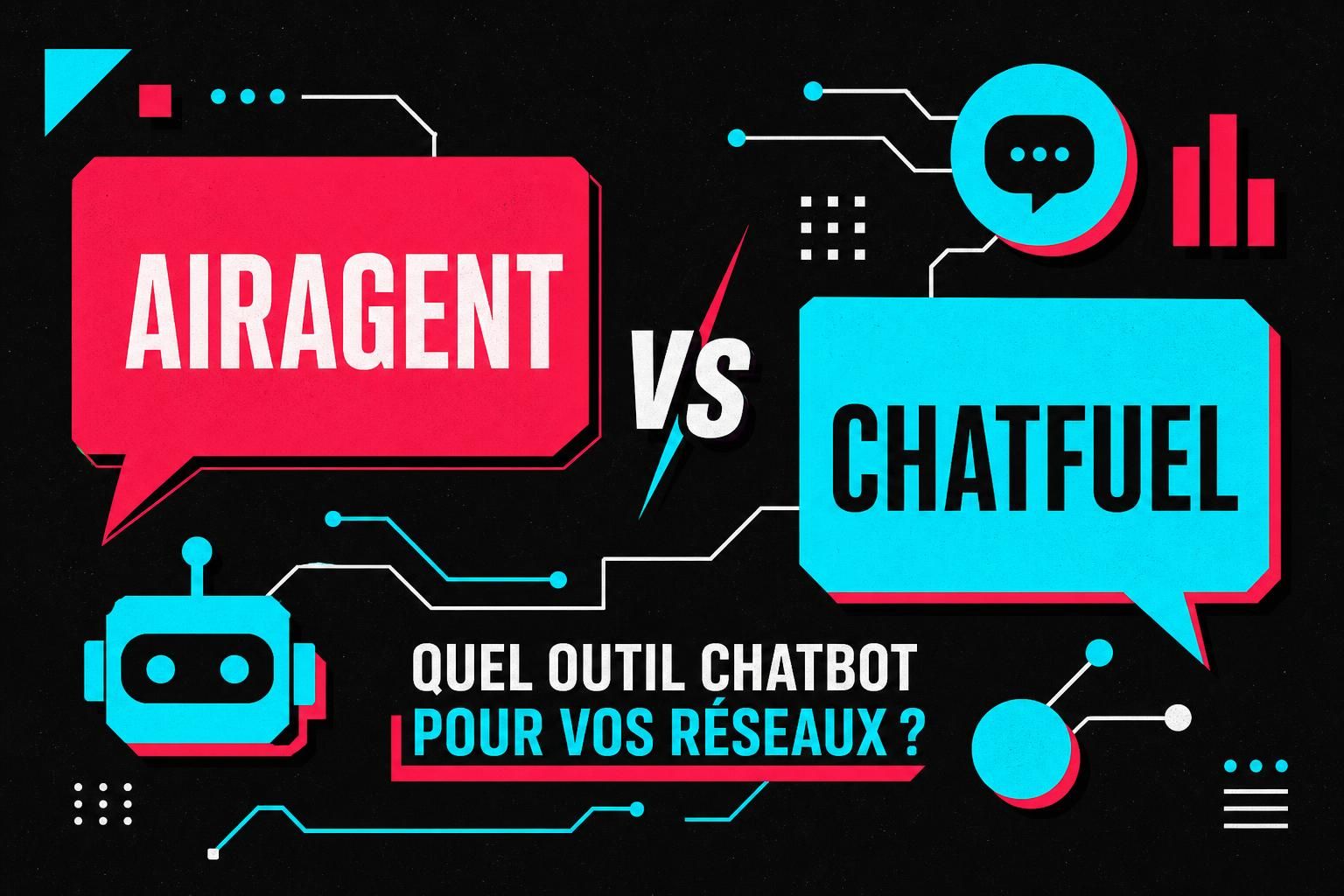 découvrez une comparaison détaillée entre airagent et chatfuel pour choisir le meilleur outil chatbot adapté à vos réseaux sociaux. analyse des fonctionnalités, avantages et inconvénients pour optimiser votre communication digitale.