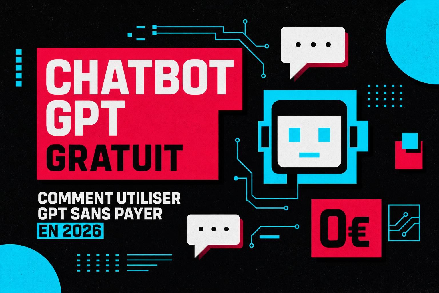découvrez comment utiliser le chatbot gpt gratuitement en 2026 avec notre guide complet pour accéder à gpt sans frais et profiter de ses fonctionnalités avancées.