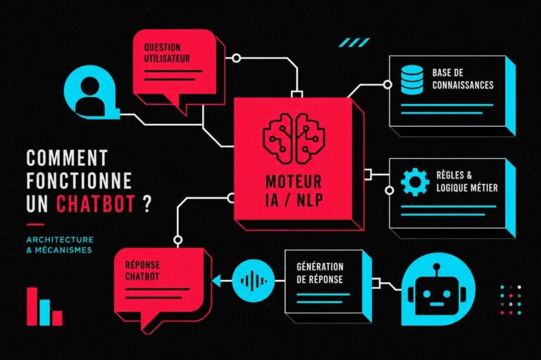 découvrez le fonctionnement d'un chatbot, son architecture et les mécanismes qui permettent ces assistants virtuels de comprendre et répondre efficacement aux utilisateurs.
