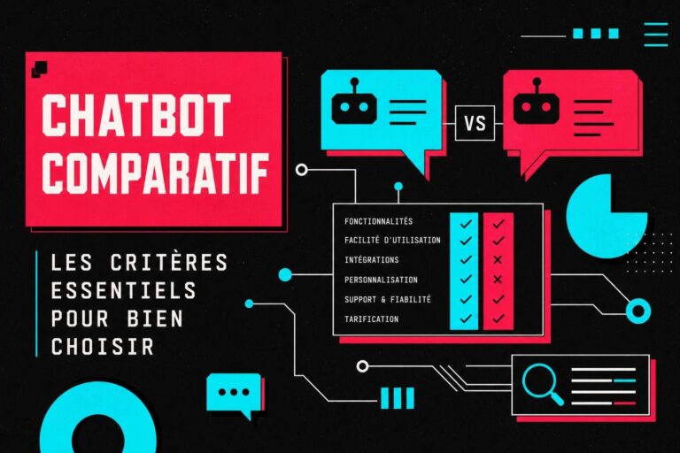 découvrez notre comparatif de chatbots et apprenez à choisir celui qui correspond parfaitement à vos besoins grâce à nos critères essentiels détaillés.