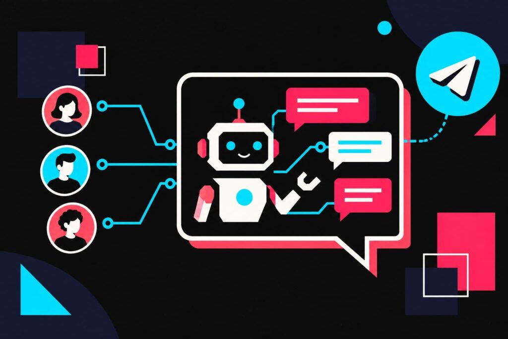 automatisez votre relation client sur telegram grâce à un chatbot : répondez instantanément, accompagnez vos clients et optimisez vos échanges.